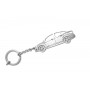 Keychain Ford Focus III 4D 2011-2018 - (type STEEL)